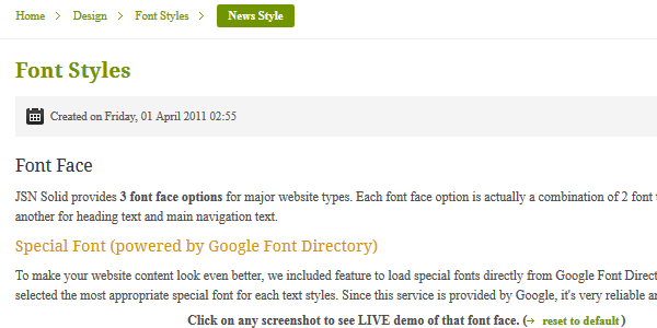 Font Face News Special