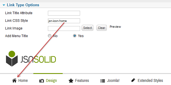 Main Menu Icons Settings